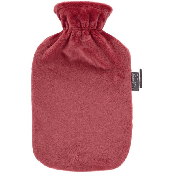 Fashy Bolsa De Agua Cubierta Terciopelo BorgoñA 2 L 1 Ud-image