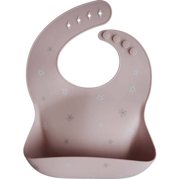Mushie Babero Silicona Print Daisy 1Ud-image