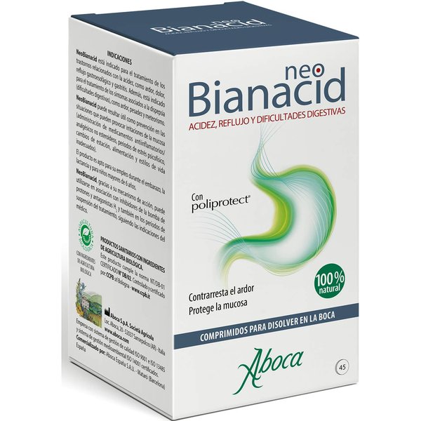 Aboca Neobianacid Sabor Menta 45Comp-image