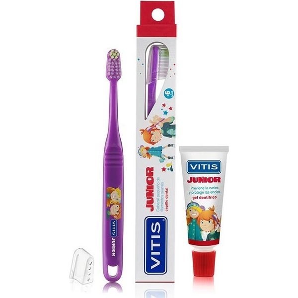 Vitis Junior Cepillo Dental + Gel DentíFrico 15Ml-image
