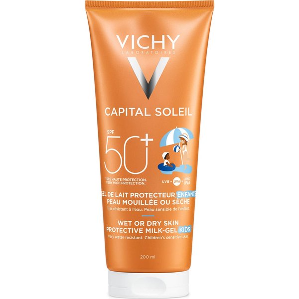 Vichy Capital Soleil Leche-Gel Wet Or Dry Skin Para NiñOs SPF50+ 200Ml-image