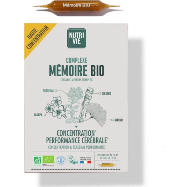 Nutrivie Ampollas Complejo Memoria Bio 20X5 Ml-image