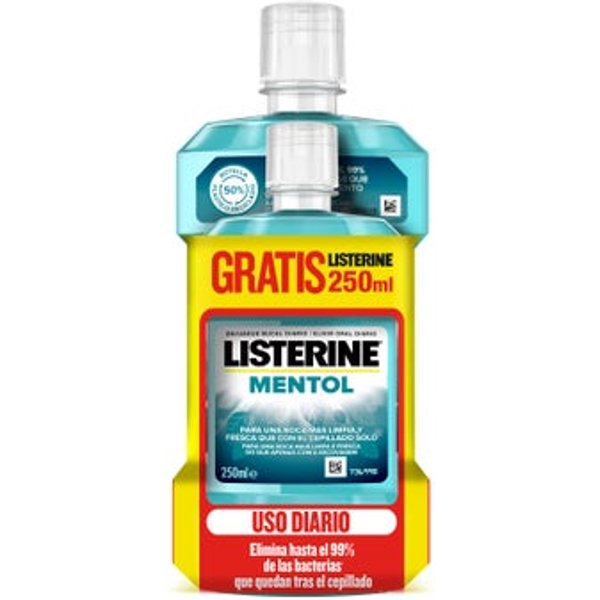 Listerine Enjuague Bucal Mentol 500+250 Ml-image