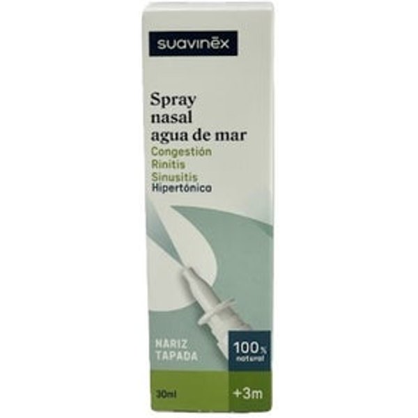 Suavinex Spray Nasal Agua Mar Nariz Tapada +3M 30 Ml-image