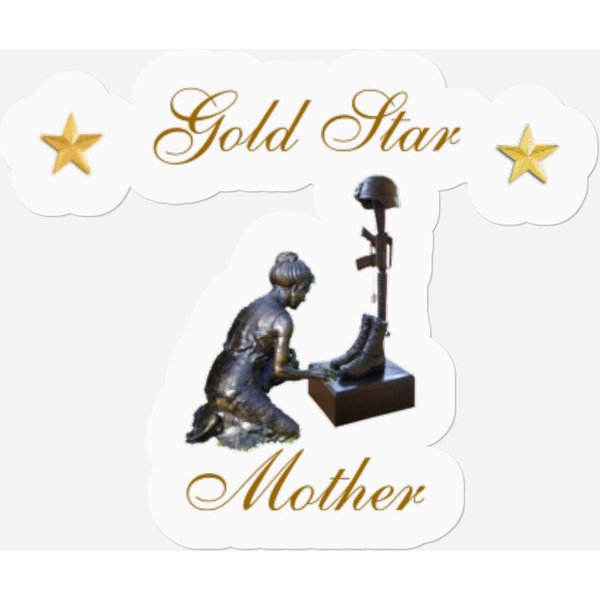 Gold Star Mother, Gold Star, Mother Stickers-image