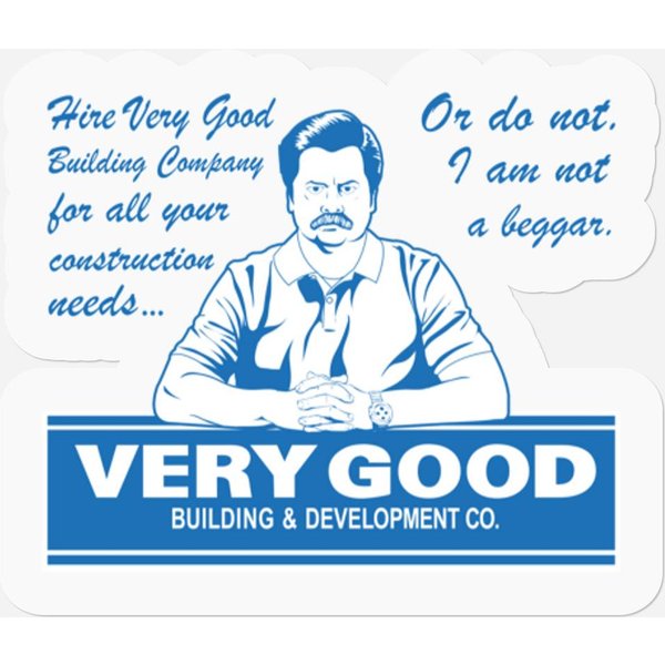 Building Ron Swanson Stickers-image