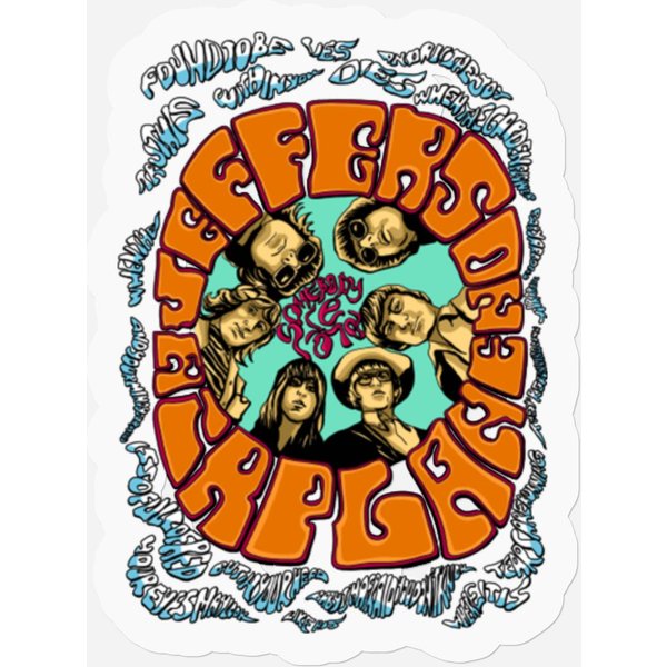 Somebody - Jefferson Airplane - Stickers-image