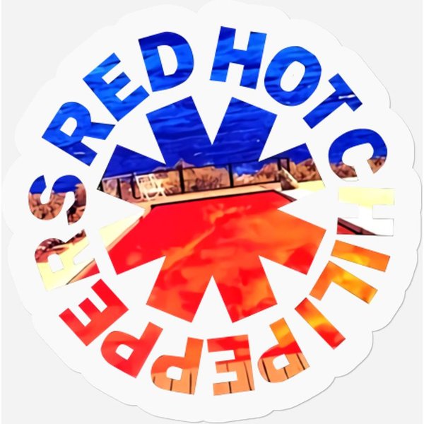 Vintage Rhcp Stickers, Red Hot Chili Peppers Californication Asterisk Stickers-image