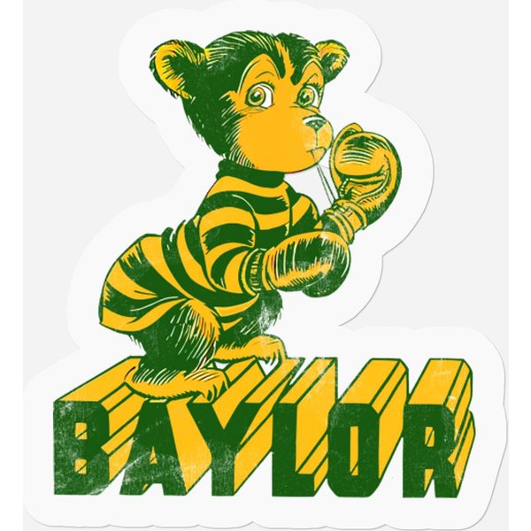 Baylor - Defunct 1960S Bears Logo - Baylor - Stickers-image