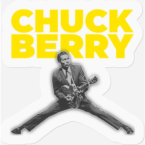Chuck Berry :: King Of Rock N Roll Icon Fanart - Chuck Berry - Stickers-image