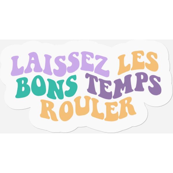 Let The Good Time Roll |Tuesday Fat Stickers-image