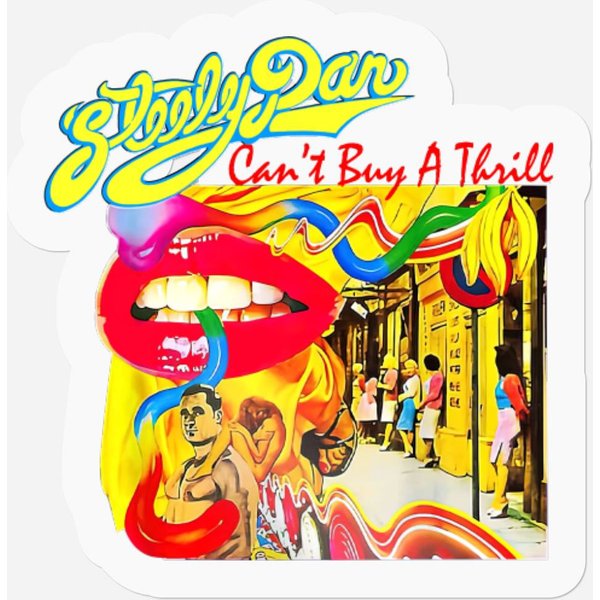 Steely Dan Aja Can't Buy A Thrill Gift Birthday Stickers-image