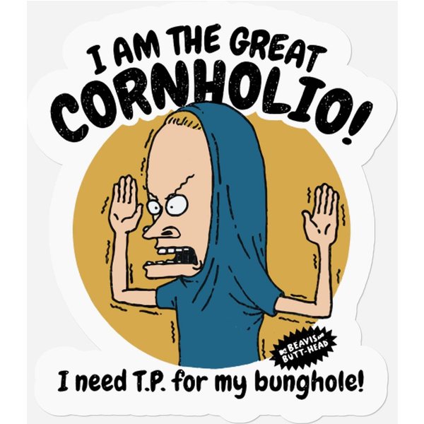 Beavis And Butthead Great Cornholio Stickers-image