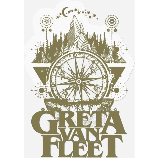 Greta Van Fleet Stickers, Rock Band Stickers-image