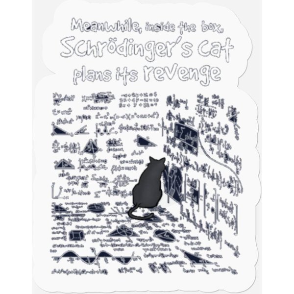 Schrodinger's Cat Stickers-image