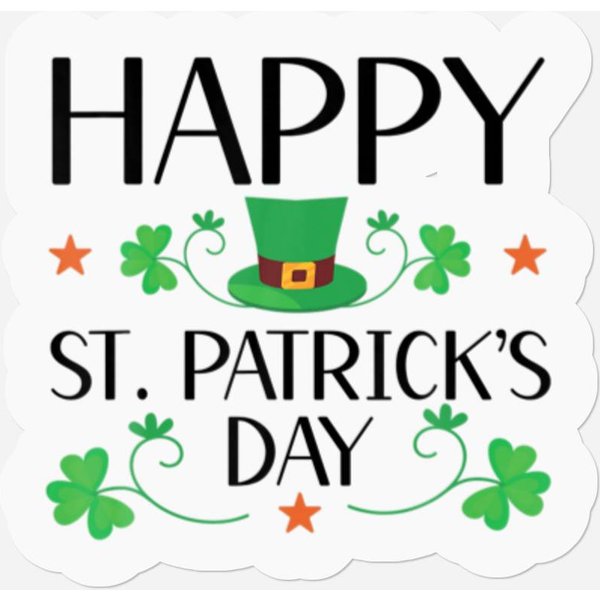Happy St. Patrick's Day | Funny St Patricks Day Stickers-image