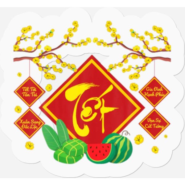 Vietnamese Lunar New Year - Tet 2022 Stickers-image
