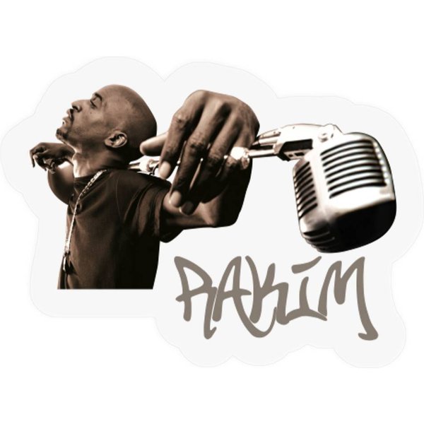 Rakim Rapper Microphone Fiend Hip Hop Rap Tribute Stickers-image