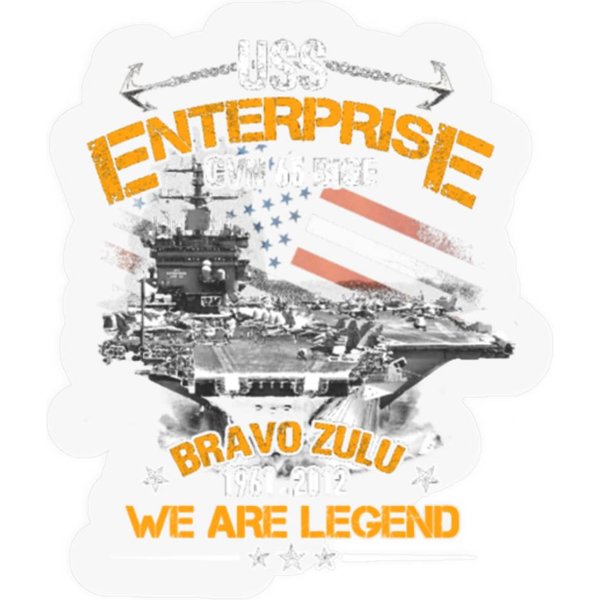 Uss Enterprise Cvn 65 Stickers-image