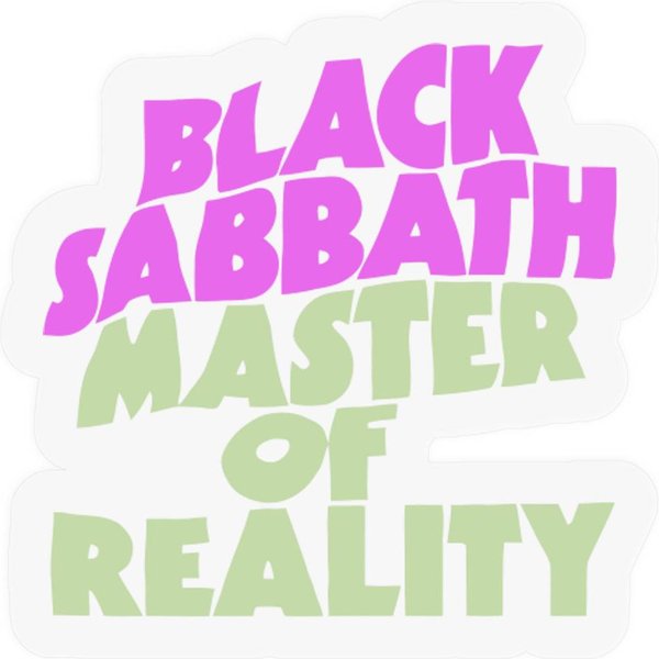 Men Black Sabbath Master Of Reality Particular Stickers Stickers-image