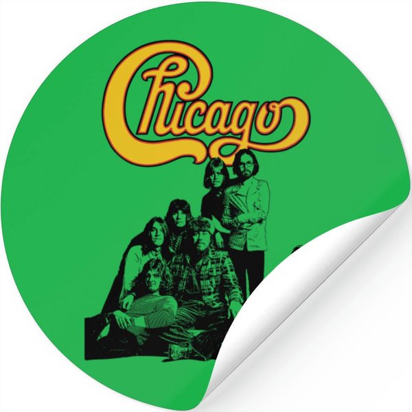 Chicago Stickers, Chicago Band Vintage Stickers-image