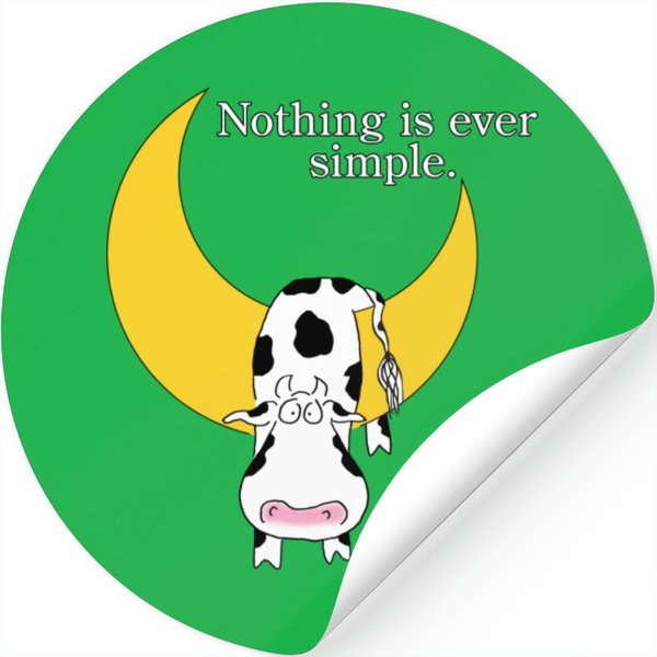 Nothing Is Ever Simple By Sandra Boynton Stickers-image
