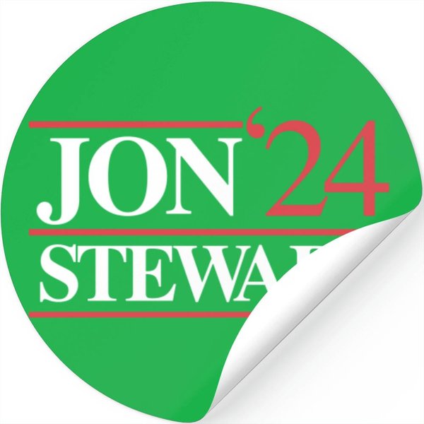 Jon Stewart 2024 Stickers | Jon Stewart For President-image