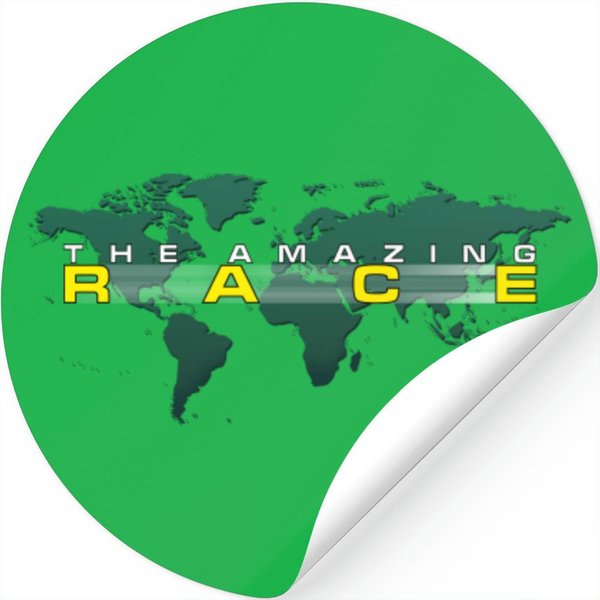 The Amazing Race Around The World Navy Stickers-image