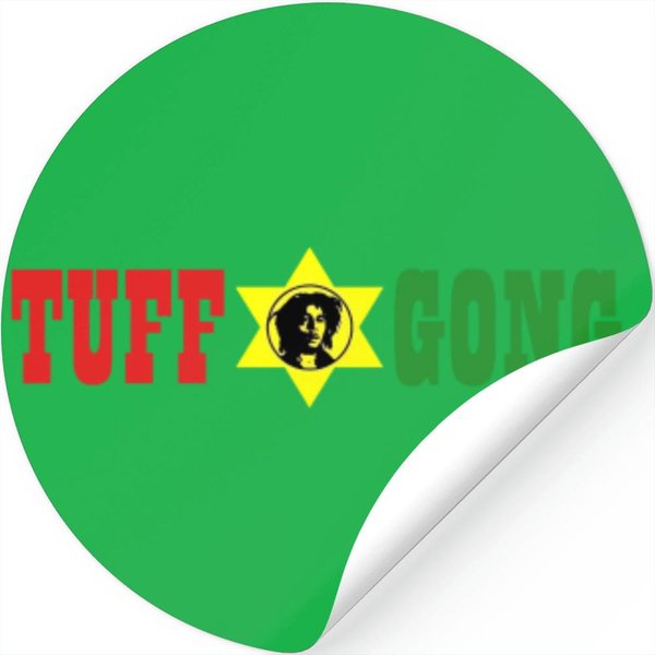 Tuff Gong Records - Bob Marley And The Wailers Roots Reggae Stickers-image