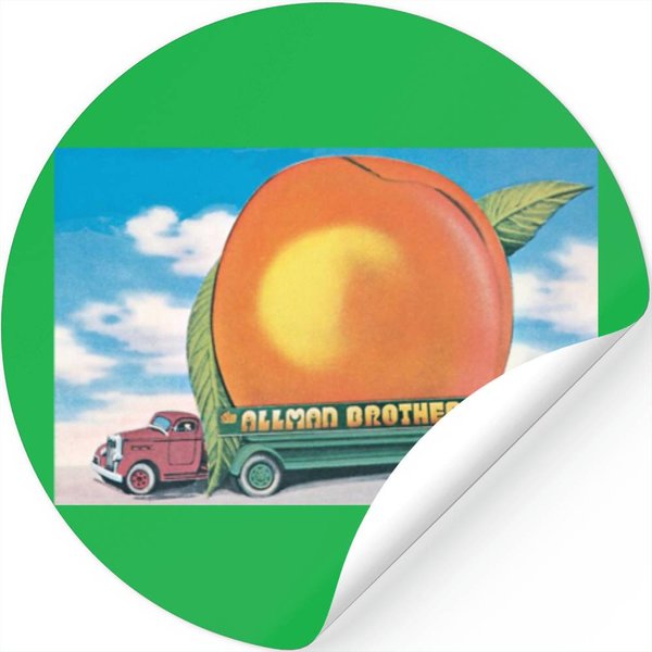 Eat A Peach Zoom Theallman-1972 Brothers Band - Stickers Stickers-image