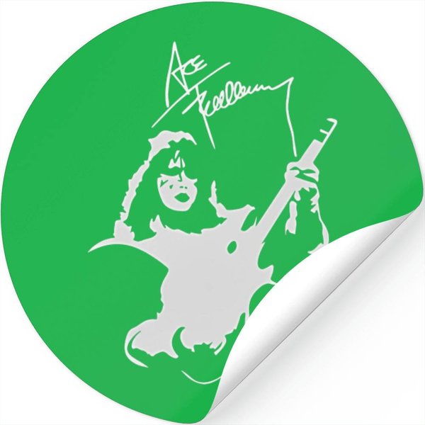 Ace Frehley Black Stickers Stickers Clothing-image