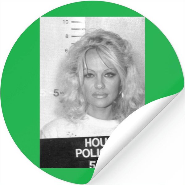 Pamela Anderson Mugshot Stickers-image