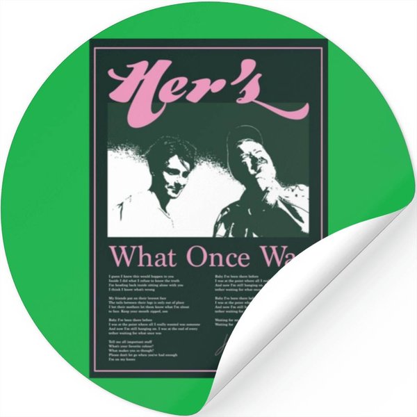 Hers Band What Once Was Stickers-image