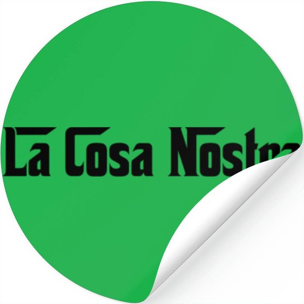 La Cosa Nostra Family Saying Stickers-image