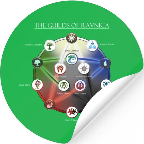 Magic Gathering Ravnica Stickers-image