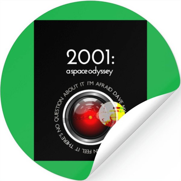 2001: A Space Odyssey - I'M Afraid, Dave - Stanley Kubrick - Stickers-image
