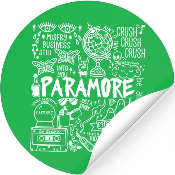 Vintage Paramore Tour Stickers, Paramore Band 2023 Stickers-image