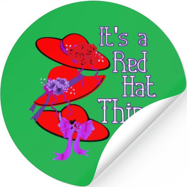 Red Hat It's A Red Hat Thing Gift Stickers-image