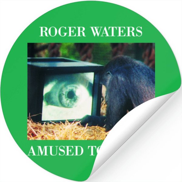 Roger Waters Amused To Death Monkey Stickers, Roger Waters Stickers-image