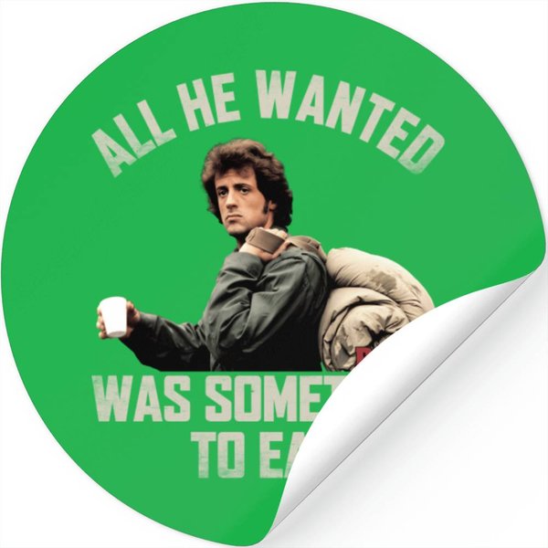 Rambo Something To Eat Stickers-image