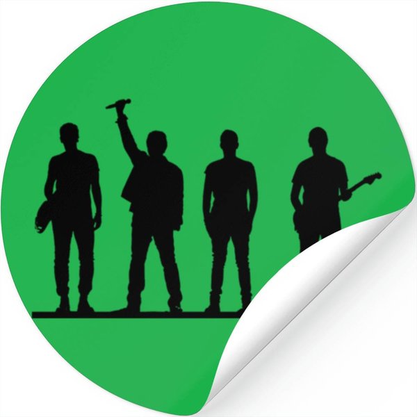 4 Lads - U2 Joshua Tree Silhouette - U2 - Stickers-image