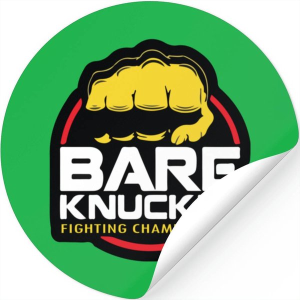 Bare Knuckle Fighting Championship Gift Stickers-image