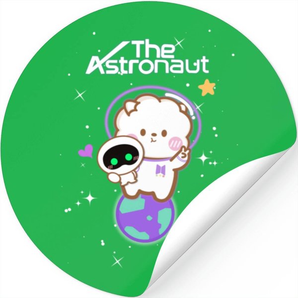 Jin The Astronaut - Jin Solo - Cute Bts Ba Stickers-image