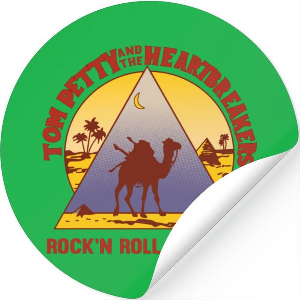 Vintage Tom Petty And The Heartbreakers Rock And Roll Stickers,-image