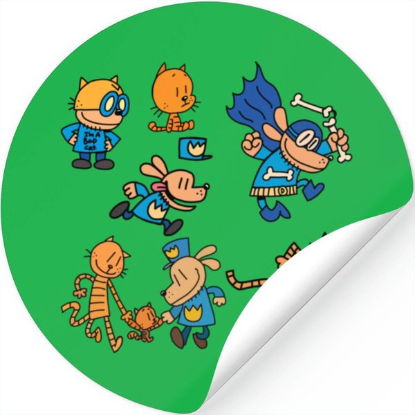 Dog Man Stickers-image