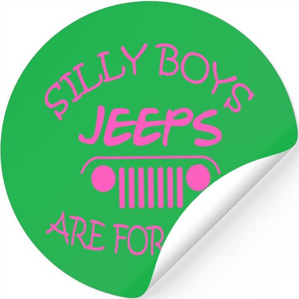 Jeep - Silly Boys Jeeps Are For Girls Stickers-image