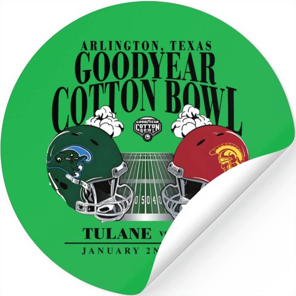 Usc Vs Tulane Cotton Bowl 2023 Sticker-image