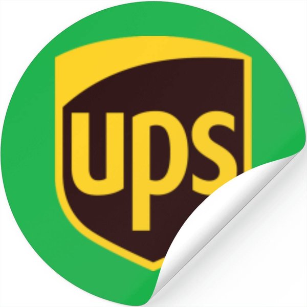 Delivery Costume U.P.S Postal Worker Men -Women Costume -Stickers-image
