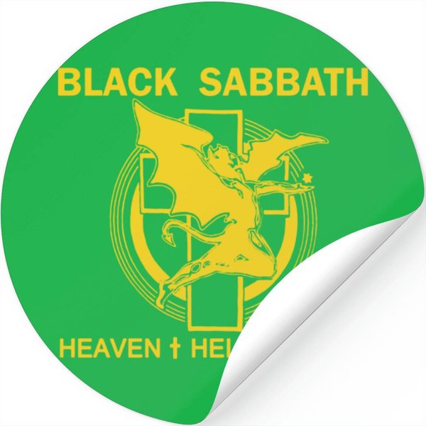 1980 Black Sabbath Heaven And Hell Tour Stickers-image