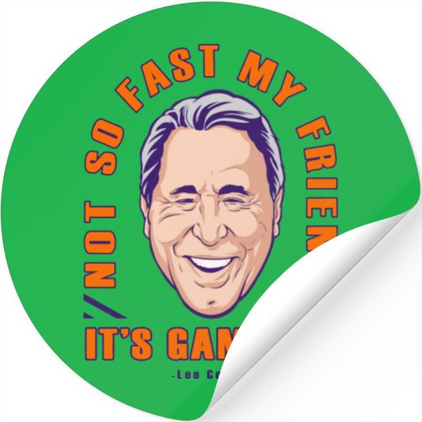 Espn College Gameday Lee Corso Not So Fast My Frie Stickers-image